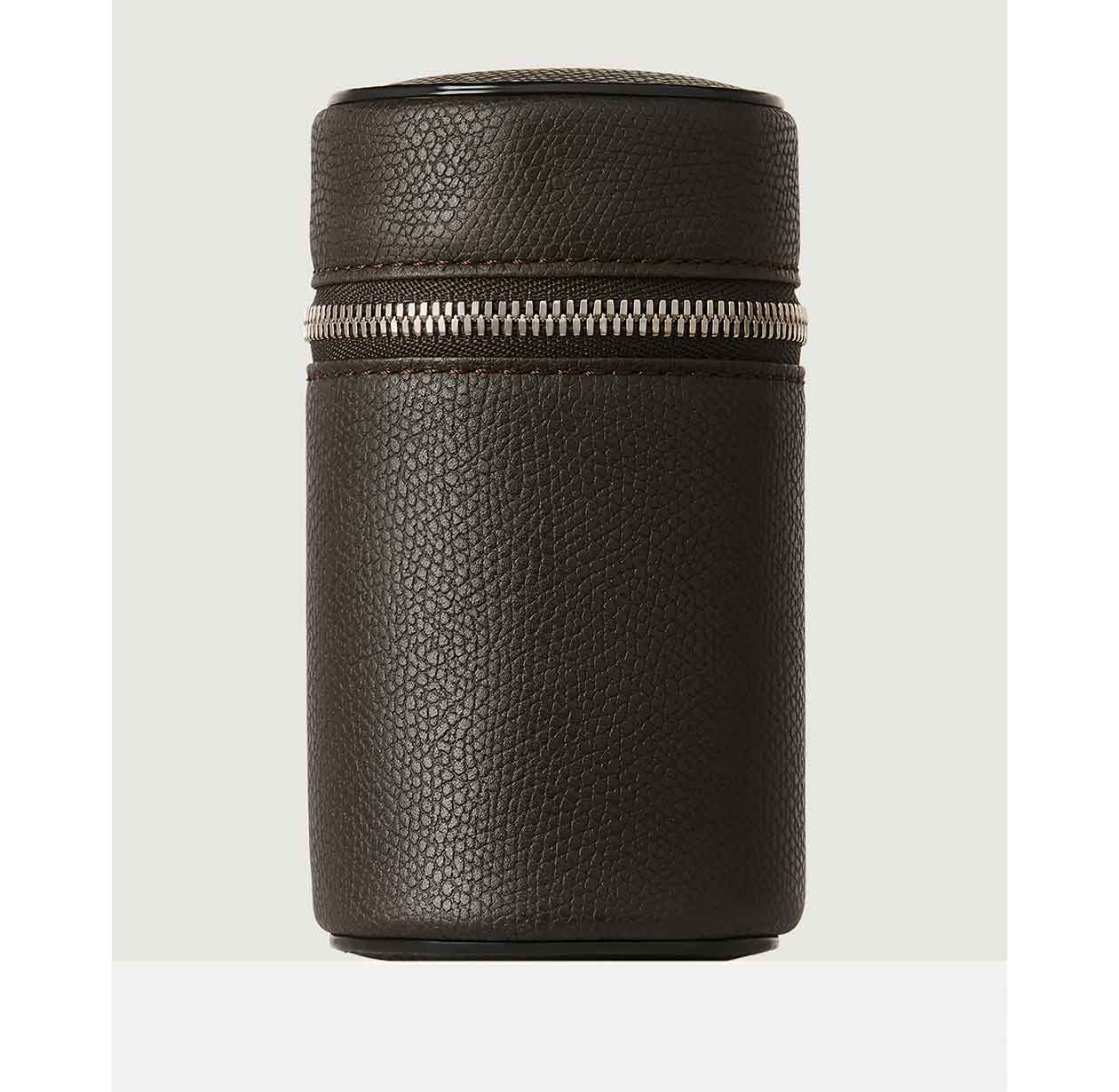 VALEXTRA CASE - DARK BROWN