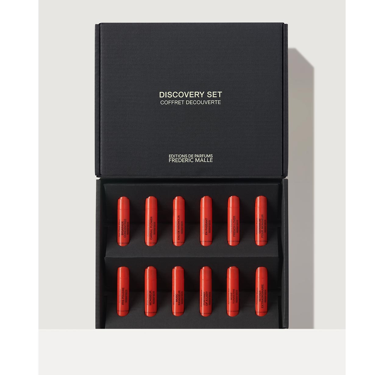 Discover set. Frederic Malle Set. Frederic Malle Travel Set. Миниатюры Frederic Malle 3,5. Дискавери сет духи.