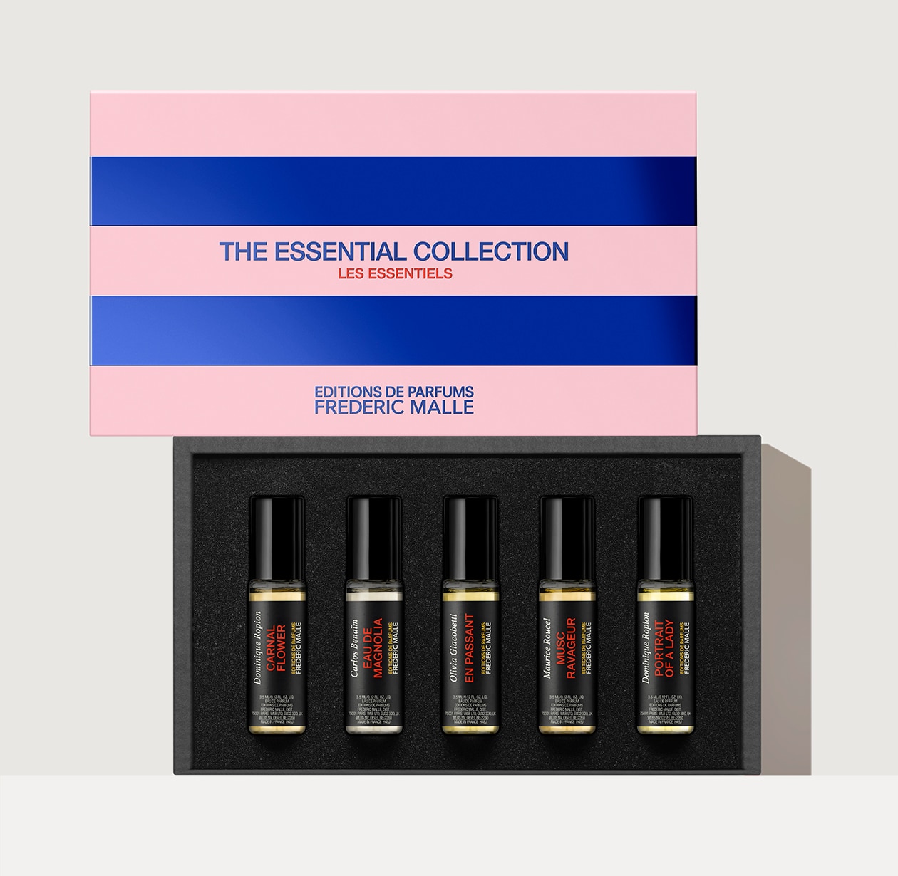 THE ESSENTIAL COLLECTION by Editions de Parfums Frédéric Malle, THE ESSENTIAL COLLECTION, 5 x 3,5 ml